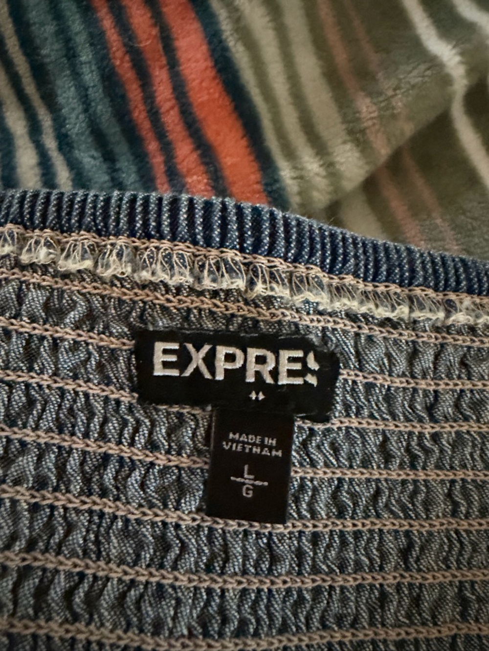 Express Blue Denim Sun Dress - Picture 3 of 3
